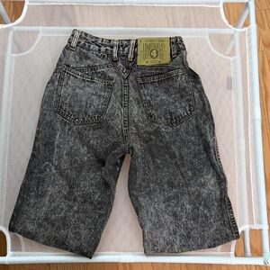 Black Acid Wash Denim jeans